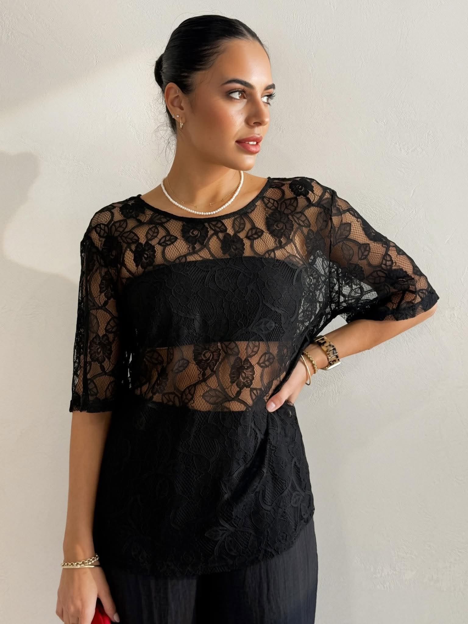LACE TEE